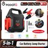 NONE Avviatore di Emergenza Multifunzione Podofo con Pompa d'Aria, Gonfiatore Pneumatici, Booster Batteria Auto Portatile 150PSI, Schermo LED, Power Bank di Emergenza con Clip Batteria Intelligenti