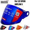NONE Visiera per Casco Moto LS2 OF616 AIRFLOW II, Lente Antivento, Accessori per Casco, Visiere Anti-UV