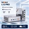Ninkear L12 Pro Mini PC Intel Core i9-12900HK, 14 core/20 thread fino a 5,0GHz, grafica Iris Xe, 16GB DDR4 1TB SSD, USB4.0, DP 8K, HDMI/Type-C 4K, doppia LAN 2.5G, WiFi 6, Windows/Linux