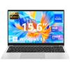 KUU Laptop da 15,6 pollici, 8 GB di RAM, 256 GB di SSD, notebook con processore Intel Celeron, computer PC, laptop Full HD 1920 x 1080, con WiFi e Bluetooth, ideale per l'ufficio, lo studio e le lezioni.