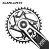GOLDIX 3Bolt Corona per Bicicletta con Offset 3mm in Lega di Alluminio 7075, 34/36/38/40T, Pignone per Mountain Bike Compatibile con Guarnitura SRAM 3Bolt