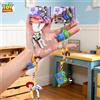 Bandai Portachiavi e Decorazione per Zaino con Personaggi Anime e Film: Woody, Buzz, Jessie, Forky, Alien - Accessorio Cartoon