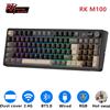 RK Tastiera Meccanica Francese RK ROYAL KLUDGE M100 96% 95 Tasti con Schermo RGB, Batteria 8000mAh, BT5.0/2.4G/USB Wireless, Tastiera da Gaming con Doppia Manopola