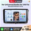 Junsun Autoradio Universale Junsun 9 Pollici per VW Volkswagen Passat B6 B7 T5 Tiguan Touran Golf Polo con Carplay, Android Auto, FM, RDS, DSP, BT, GPS, Navigazione, SWC, Schermo Touch HD IPS, Plug & Play,