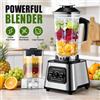 Betuyoo Frullatore professionale da 2000W, 2L+0.5L, multifunzione da banco, 9 velocità, per frullati e ghiaccio tritato, robot da cucina ad alta velocità per frullati, bevande congelate, frutta e verdura