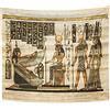 YONGFOTO 150x130cm Antico Egitto Arazzo Faraone Dio Horus Geroglifici Papiro Simbolo Antica civiltà Appeso a parete Arazzi per Casa Parete Decor Tovaglia Coperta