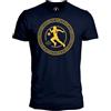 Soul up Maradona Maglia Ufficiale - M10 Circle Gold - T Shirt Unisex in Cotone. Maglietta vestibilità Regular per Adulto e Ragazzo