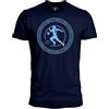 Soul up Maradona Maglia Ufficiale - M10 Circle Light Blue - T Shirt Unisex in Cotone. Maglietta vestibilità Regular per Adulto e Ragazzo