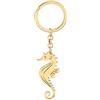 LONYOO Carino Squalo Portachiavi Cavalluccio Marino Tartaruga Portachiavi Medusa Granchio Regali per Donna Ragazze Animali Oceano Charms