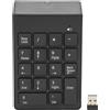 Lustrens Tastiera numerica Bluetooth, tastiera esterna numerica con 18 tasti concavi
