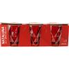 PARTENOPE SET 3 BICCHIERI H10CM 280ML M.571 ROSSO
