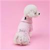 Juicy Couture Juicy Bling - Tuta per cani e gatti di piccola taglia, con cappuccio, taglia M/L, colore: Rosa