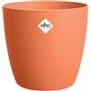 elho brussels round 22cm vaso da fiori - Mild Terra | Ø 22.3 x Alt. 20.6 cm | Adatto per interni | Plastica riciclata al 100%