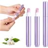 FAINCA 3 in 1 Nail Care Pen 3 Pezzi Cuticole Remover Rimuovi Cuticole | Unghie Ceramica Punta Idratanti Rinforzanti Illuminanti Olio Applicatori per Riparare Unghie Secche Screpolate