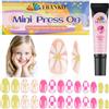 EBANKU 1 confezione per unghie finteunghia kit per bambini 8-12 anni con gelatina