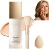 Generic Fondotinta Adattivo Over 50, Fondotinta Pelli Mature, Coreano Adattativo | 4in1 Fondotinta Bianco Che Si Adatta Al Colore Della Pelle, Coprenza Modulabile, Finish Naturale, Idratante E Leggero