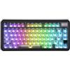 Lustrens Tastiera meccanica, layout 75%, con montaggio a gasket, programmabile, 3 modalità, illuminazione RGB, compatibile con hot-swap, per Windows/Mac