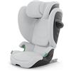 CYBEX Gold Seggiolino Auto Solution G2 Comfort, 3-12 Anni, Fog Grey | Da 3 a 12 Anni, Max 50 kg, Per Auto con e Senza ISOFIX, Protezione da Impatto Laterale Integrata, Reclinabile