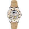 Thomas Earnshaw Orologio automatico da uomo con scheletro in pelle ES-8006, lunghezza 44 mm