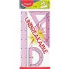 Maped Set Disegno 4 Pezzi Con Riga di 30 cm, Infrangibile