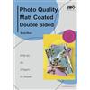 PPD A4 50 Fogli 210 grammi Carta Fotografica Fronte-Retro Opaca Per Stampanti Inkjet - PPD-45-50