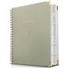WeddingGiftsWedding Wedding Planner Book and Organizer for Bride - Elegant Linen Cover Wedding Planning Binder with Checklists, Pockets & Calendars, Perfect Engagement Gifts for Couples(Sage)