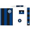 Seven Set Cancelleria Inter con Quaderno, Penna, Gomma, Temperino e Righello, Kit Completo per Scuola, Lezioni, Compiti e Studio, Idea Regalo per Bambini e Ragazzi Tifosi