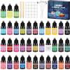 NARYVORA 36 Colori Coloranti per Cera di Candela, 5ml per Colore, Liquido | Altamente Concentrato Colorante per Fabbricazione Candele Fai Da Te, per Cera Di Soia, D'Api, Paraffina, Gel E Di Palma