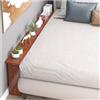 NJDQFA Consolle, tavolino da Divano Alto 65 cm, consolle con Struttura e Traverse rinforzate, Adatta per Soggiorno, Camera da Letto e Ufficio,Teak,100 * 15cn/39.3 * 5.9″