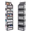 Gusmigus Organizer Dietro Porta con 5 Scomparti e 2 Ganci | Organizer a Sospensione Dietro Porta per Camera da Letto, Bagno, Cucina, Furgone, Campeggio