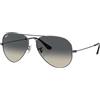 Ray-Ban Ray Ban RB3025 Aviator Occhiali da sole, 58 mm, grigio o marrone, Taglia unica