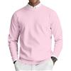 Generico Maglione Uomo Invernale Dolcevita Felpa vestibilità Regolare Moda Manica Lunga Tops Caldo Sweater Elegante Slim Fit Girocollo Autunno Inverno Pullover