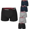 Galeone - Biancheria e Tessuti 6 Paia Slip/Boxer - Mutande Cotone Elasticizzato Art.326/426 (6 Boxer 1-4 / M)