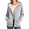 HAOLEI Felpa Donna con Cappuccio Foderata in Pile - Autunno Inverno Primavera Sci Montagna Unisex - Manica Lunga Hoodie Caldo in Soffice Pile Morbido Comfort Outdoor Jackets (Multicolore,S-6XL)