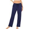 Sopesil Pantaloni da Pigiama da Donna Traspiranti S-XXL | Lunghi e Comodi con Tasche Pantaloni del Pigiama Larghi con Vita Elastica, Pantaloni Lounge Donna per Casa e Relax