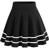 Bridesmay Donna Gonna Vita Alta Casual Solida Colore Mini Gonna