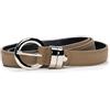 NAE Vegan Shoes Women's Vegan Belt Blanes Brown