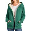 HAOLEI Felpa Donna con Cappuccio Foderata in Pile - Autunno Inverno Primavera Sci Montagna Unisex - Manica Lunga Hoodie Caldo in Soffice Pile Morbido Comfort Outdoor Jackets (Multicolore,S-6XL)