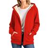 HAOLEI Felpa Donna con Cappuccio Foderata in Pile - Autunno Inverno Primavera Sci Montagna Unisex - Manica Lunga Hoodie Caldo in Soffice Pile Morbido Comfort Outdoor Jackets (Multicolore,S-6XL)