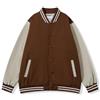 Générique Giacca Da Baseball Uomo College Cappotto Varsity Jacket Giacca College Uomo Vintage Cappotto Tuta Autunno Inverno Giacca Coppia Sport Jacket College Streetwear