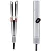 SENYA Hair Fusion - Piastra per capelli senza piastre riscaldanti, liscia e asciutta allo stesso tempo, asciuga capelli Wet & Dry - senza danni termici - Display LED per temperatura (argento)