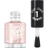 Rimmel London Rimmel Super Gel Scented Glazed Nails Nail Polish | Smalto con fragranza alla vaniglia, non si scheggia, lunga tenuta, coprenza modulabile, non si sfalda, finish ultra luminoso