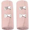 Nukinp Fascia elastica avvolgente, confezione da 2, con clip metalliche, benda compressiva, beige, 2, 9x14, 7 piedi
