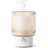 MULIN Diffusore di Oli Essenziali in Vetro, 100ML Diffusore Aromaterapia ad Ultrasuoni Ultra Silenzioso, 7 Colori LED, Senza BPA, Profumatore Ambiente per Relax e Benessere