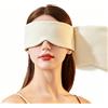 Hontaog Mascherina Notte in Cotone Artigianale, Maschera per Dormire Oscurante con Fascia Regolabile, Copri Occhi in Raso Morbido, Anti Luce per Sonno, Viaggio, Uomo e Donna