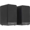 Audizio BS10 Coppia di altoparlanti attivi, 80 Watt, Bluetooth, Hi-Fi, con HDMI ARC, ottico e RCA, altoparlanti da scaffale, casse da studio per PC, TV e HiFi, colore nero