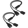 RIIEYOCA Cavo USB C Splitter da 1 a 2, USB C a USB A e USB C femmina OTG | Cavo USB C OTG, USB 2.0 5 V/1 A, 30 cm, PVC, rame privo di ossigeno, lunghezza disponibile personalizzata