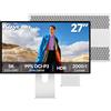 Kuycon G27P Monitor 27 pollici 5K 5120x2880,Honeycomb - con supporto | schermo 2000:1 IPS 600 nit 75Hz 10 bit 99% DCI-P3 USB-C 100W ricarica veloce AltMode DP per design video foto programmazione