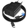 Sh. 45W USB-C Rapido Caricatore PD PPS con cavo da 2M per Smartphone e Tablet | Compatibile con Galaxy S26 S25 S24 S23 S22 S21(ULTRA, Plus, FE), A17 A35 A36 A37 A53 A54 A55 A56 A57, iPhone 17/16/15 Series