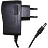 WEB world electronic business Alimentatore Switching 12V 2A 24W Trasformatore 2.1 5.5mm Polo Positivo Centrale Telecamere Videosorveglianza Monitor - Nero